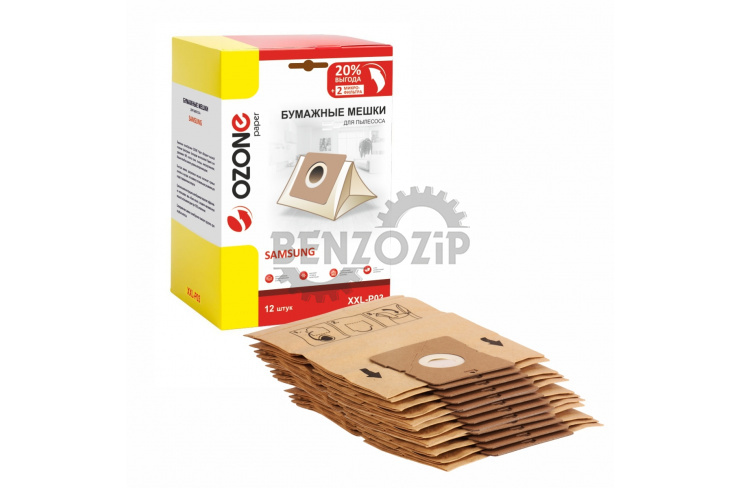 Мешки бумажные 12 шт + 2 микрофильтра для пылесоса SAMSUNG фото 1