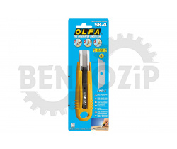 Нож OLFA 17.5 мм, трапециевидное лезвие, механический фиксатор