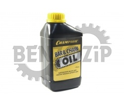 Масло для смазки цепи и шины (адгезионное масло) CHAMPION 1 литр для бензопилы HUTER BS-62