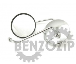 Зеркала для скутера Honda/Suzuki хром круглые комплект (резьба М8 правая)