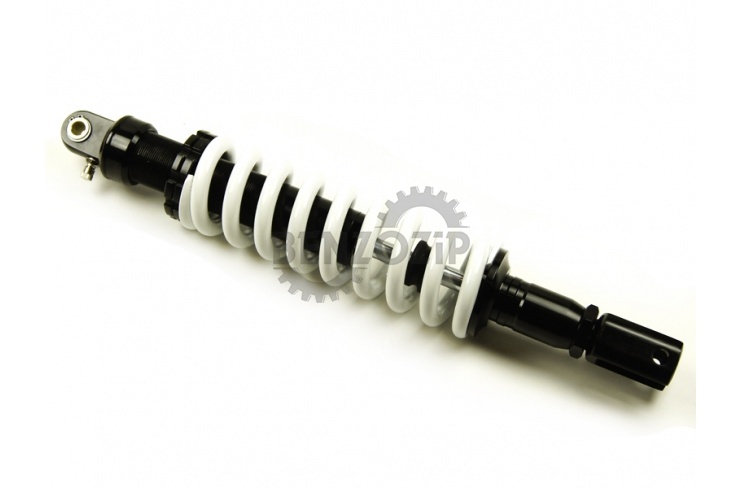 Амортизатор задний газомасляный для мотоцикла IRBIS TTR250a (L-380mm, d-10mm, h-10mm) фото 1