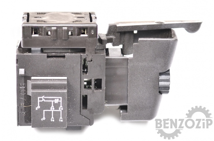 Выключатель DEFOND (KAPPAX) DGQ-1108 T55 (аналог 3523 МЭС-600), с фиксатором, реверсом и регулятором оборотов, для дрелей фото 1