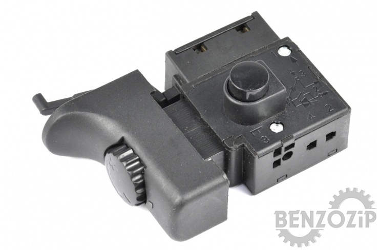 Выключатель FA2-4/1BEK-01, с фиксатором, скрытым реверсом и регулятором оборотов, для дрелей фото 2
