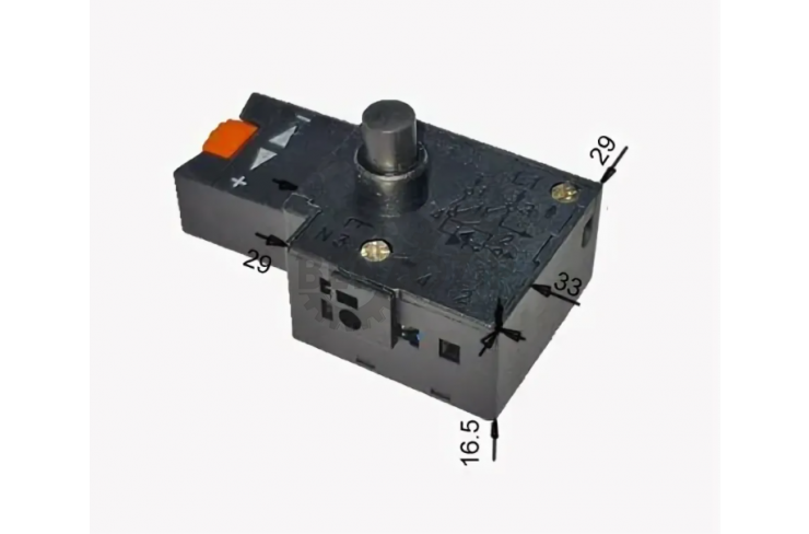 Выключатель " БУЭ мод. 03 3, 5А" с фиксатором и регулятором оборотов (аналог "Псков") фото 2