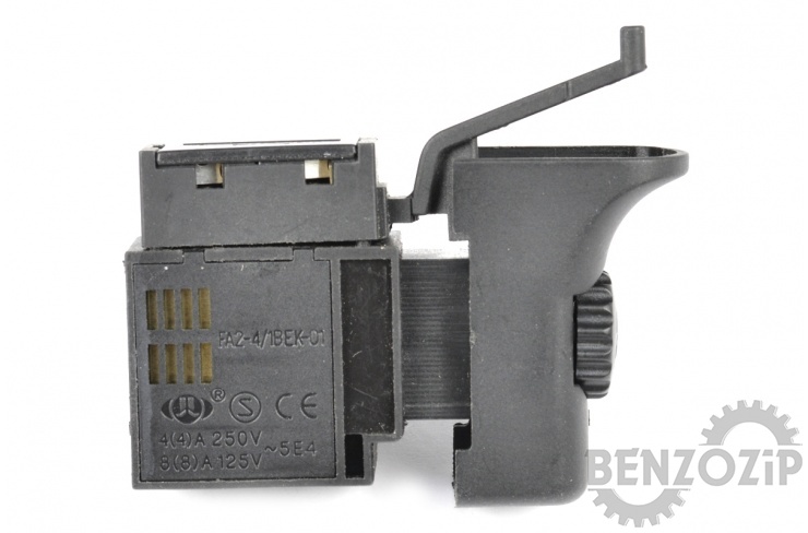 Выключатель FA2-4/1BEK-01, с фиксатором, скрытым реверсом и регулятором оборотов, для дрелей фото 1