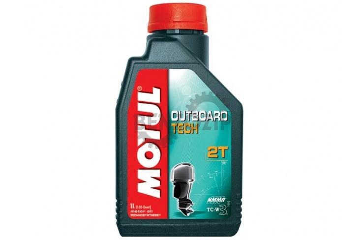 Motul Outboard TECH 2T 1л (полусинтетика) масло моторное фото 1