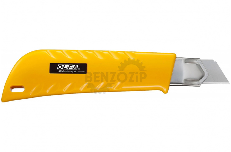 Нож OLFA 18 мм, сегментированное лезвие, трещеточный фиксатор для тяжелых работ фото 2