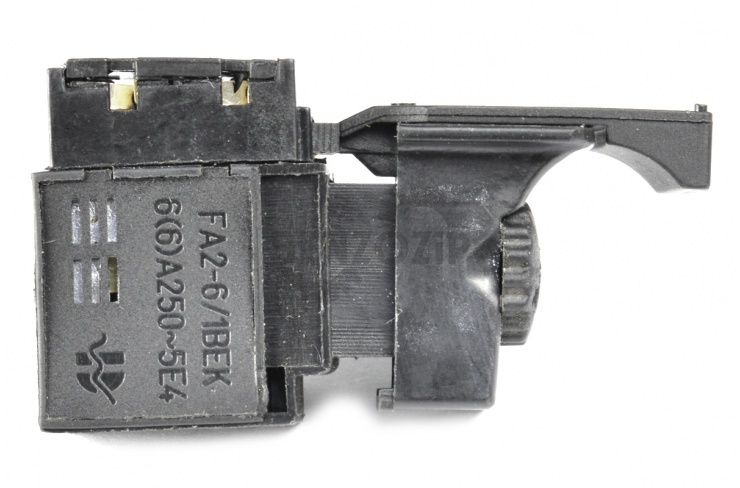 Выключатель FA2-6/1BEK, с фиксатором, реверсом и регулятором оборотов, для дрелей  фото 1