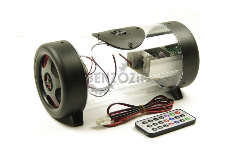 Аудиосистема для мототехники (сабвуфер, MP3, ПДУ) SUB133-LED фото 2